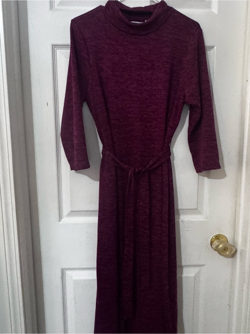 Kim Rogers mock neck dress